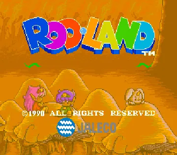 Rod-Land (Japan bootleg) screen shot title